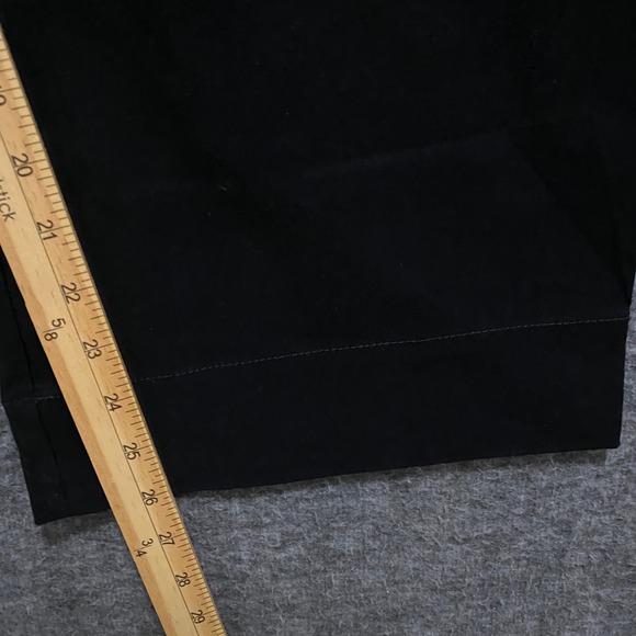 Maeve Anthropologie The Colette Black Wide Leg Crop‎ Pants Womens 29 Linen Blend - Picture 7 of 9